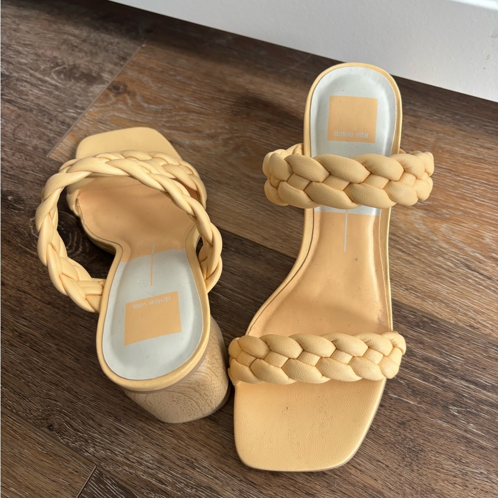 Braided Strap Tan Sandals